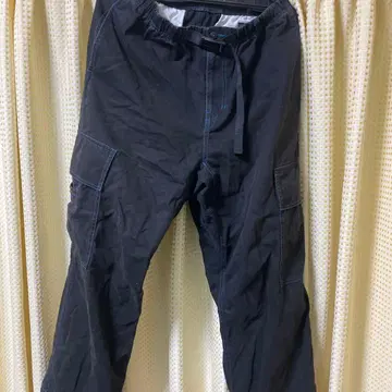 XLARGE 블랙 카고 팬츠 XL