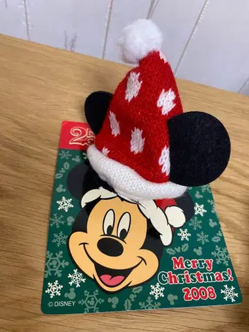 디즈니 미키 산타 헤어 클립 25주년