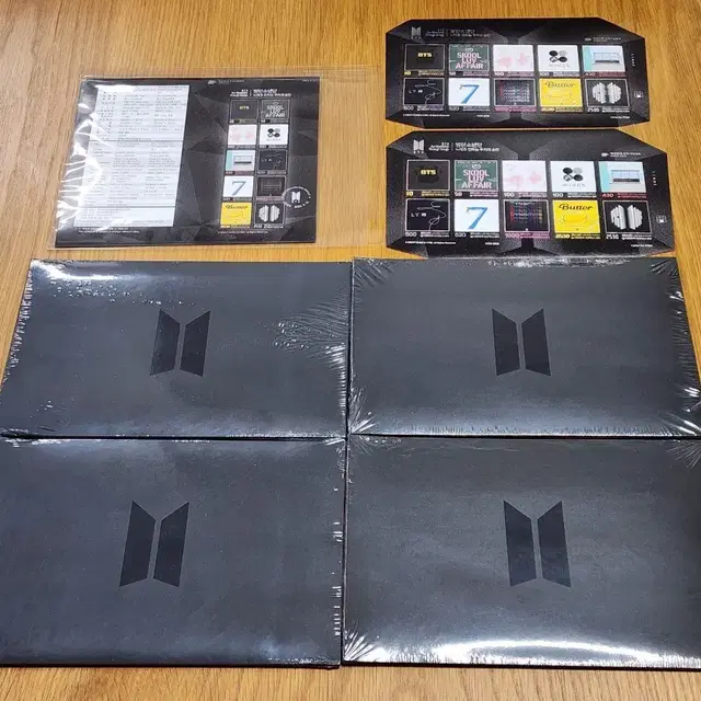 방탄소년단(BTS우표) 10주년 기념우표 패킷,우표 10종 전지