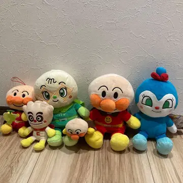 호빵맨 봉제 인형 세트 SEGA 약 15cm