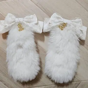 롭이어 리본 머리핀