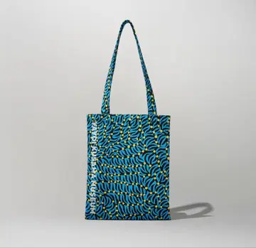 쿠사마 야요이 미술관 토트백 블루