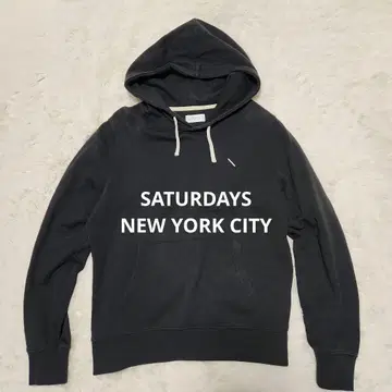 [ 고품질 ] SATURDAYS NEW YORK CITY 후드티 블랙