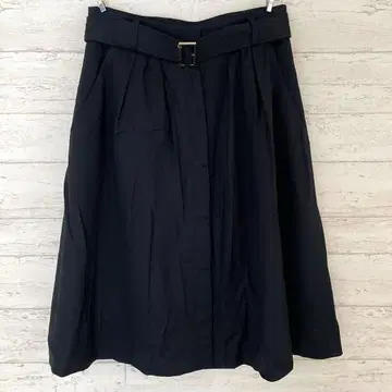 보르지 Ballsey 프론트 버튼 스커트 [ M ] 플레어 히요쿠 벨트