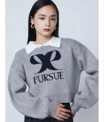 EMODA 자카드 로고 니트 니트