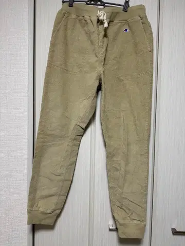 Champion 코듀로이 스웨트 팬츠 베이지