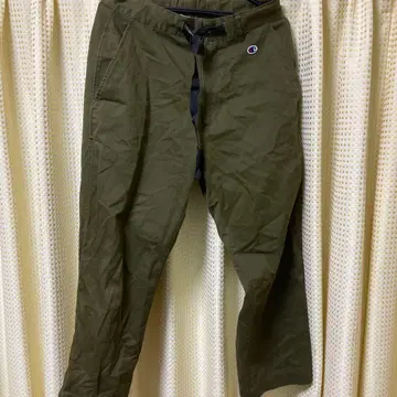 카고 팬츠 셔츠 세트 올리브색 셋업