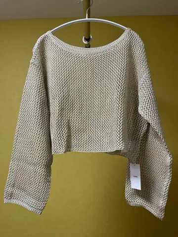 mystic 택 포함 미사용 새상품 라메 상의