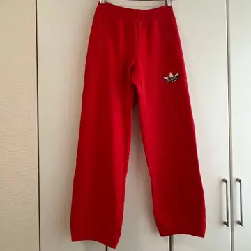 adidas originals 스웨트 팬츠 빨간색 레드 XS 남녀 공용