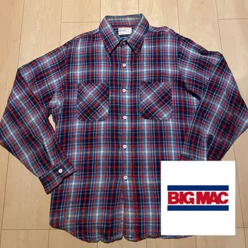 빅맥 빅맥 80년대 플란넬 셔츠