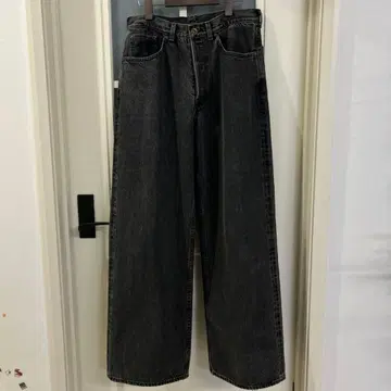 마르카 와이드 레그 청바지