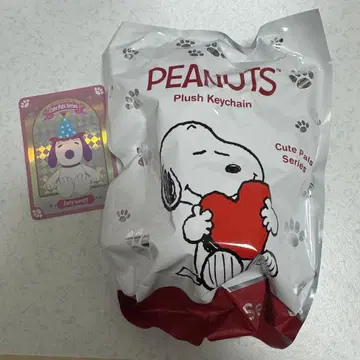 스누피 복슬복슬 봉제 인형 키링