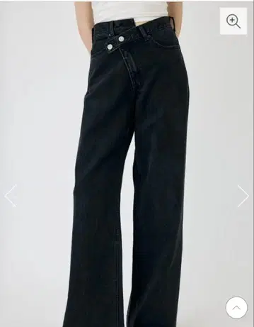 MOUSSY CROSS WAIST WIDE STRAIGHT BLK 0
