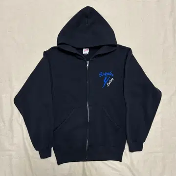 90s SOFFE 지퍼 후드티 짧은 기장 블랙 블랙 S USA제 소피