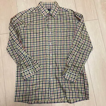 DAKS 닥스 체크 셔츠 면 100%