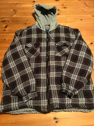 BASIC EDITIONS 플란넬 셔츠 속기모 남성용 아우터 보아