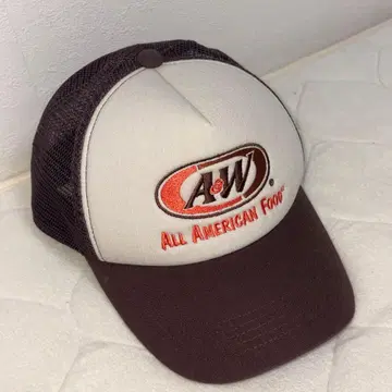 A&W 메쉬 캡 베이지/브라운