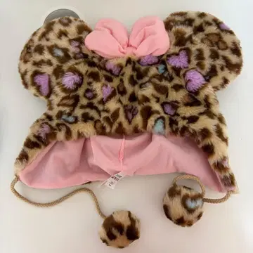 디즈니 팬캡 레오파드 무늬