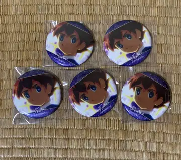 이나즈마 일레븐 GO 장면 사진 글리터 캔뱃지 마츠카제 텐마 5개