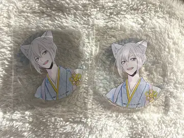 오늘부터 신령님 콜라보 카페 아크릴 코스터 토모에 2종 세트