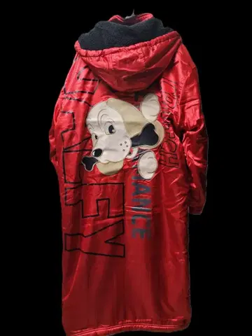 GAUFY 벤치 코트 빨간색