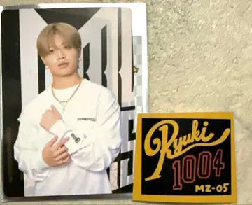 MAZZEL 마제베야 포토 카드 스티커 세트 류키