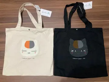 나츠메 우인장 냥코 선생님과 블랙냥코 토트백