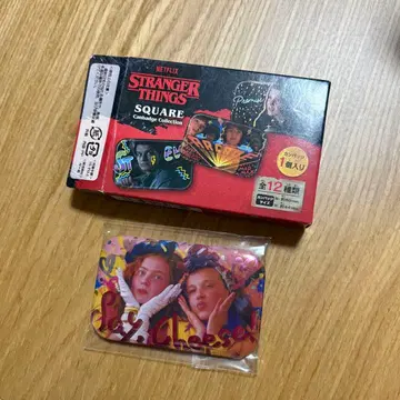 기묘한 이야기 스퀘어 캔 배지 컬렉션 일레븐 & 맥스