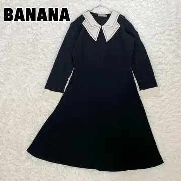 BANANA 바이컬러 리본 원피스