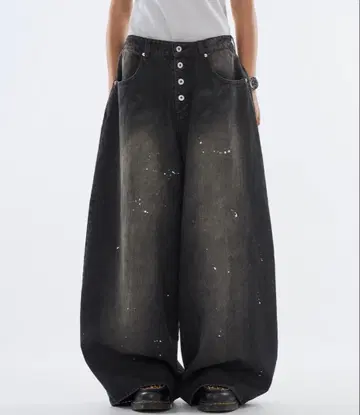 WISH FOR EVER 모듬 와이드 커브 데님