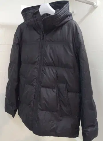 COMME CA ISM 충전솜 블루종 블랙 컴시즘