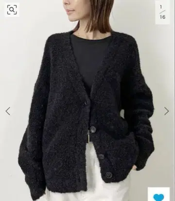 라빠르망 Chunky Boucle Cardigan