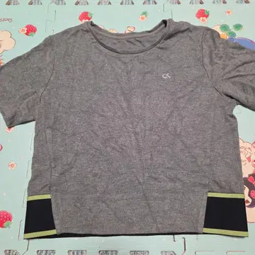 CK Calvin Klein 그레이 반팔 티셔츠