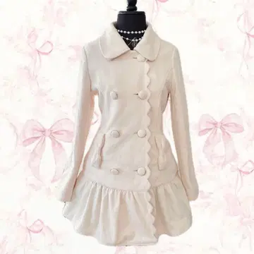 레어 y2k 리즈메로 LIZ LISA A라인 코트 리본 발레코어