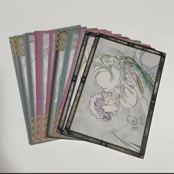 귀멸 다이닝 엽서 17장 사네미 무이치로 미츠리 등