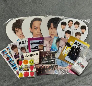 A! group 굿즈 묶음 판매 응원봉 부채 혜택 팸플릿 CD 사진