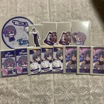 니지산지 코야나기 로우 사진풍 카드 & 랜덤 스티커 특전 코스터