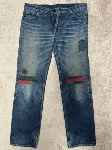 Number Nine 자수 디자인 데님 팬츠 4-30