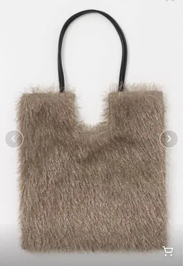 RODE SKO 헤어리 토트백 베이지