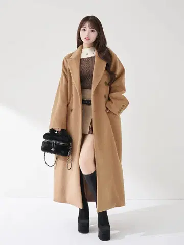 Dairch 다리치 더블 롱 체스터 코트 코트 아우터