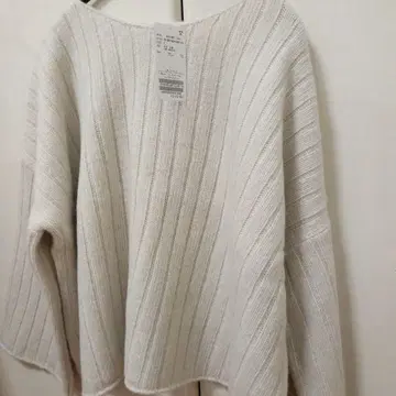 [ 미사용 새상품 ] IENA 와이드 리브 보트 풀오버