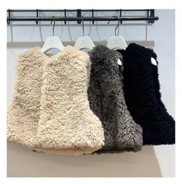 HYKE 크롭 베스트 BEIGE 당일 배송 가능