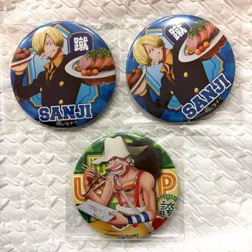 원피스 야라이 캔뱃지 GOURMET 상디 우솝