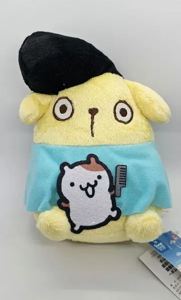 폼폼푸딩 쇼와 레트로 상점가 이발소 봉제 인형