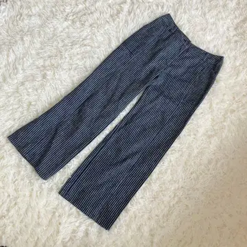 잔니로 주디체 팬츠 스트라이프 얇은 소재 34