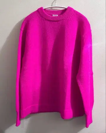 새상품급 homspun 셰틀랜드 울 풀오버 핑크