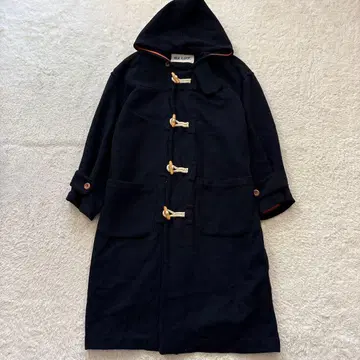 SLUIZ IBIZA 울 더플 코트 네이비 저널 스탠다드