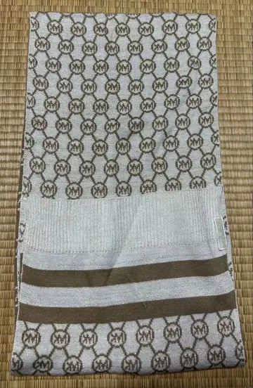 MICHEAL KORS 베이지 브라운 머플러