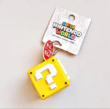 새상품 USJ 마리오 물음표 블록 사운드 키링