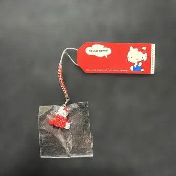 여보세요 키티 폰줄 사과 한정판 레어